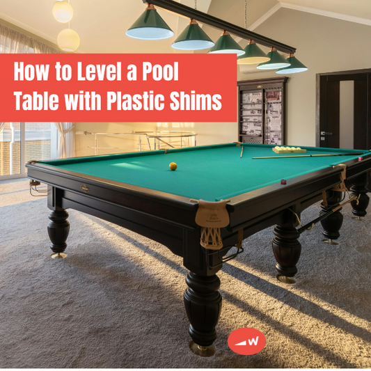 How to Level a Pool Table with Plastic Shims