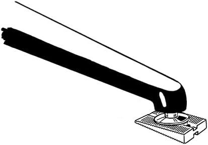 Illustration of a chair leg with Wobble Wedge used for leveling support