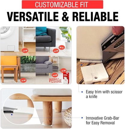 Wobble Wedge product with customizable fit and versatile use in various settings.